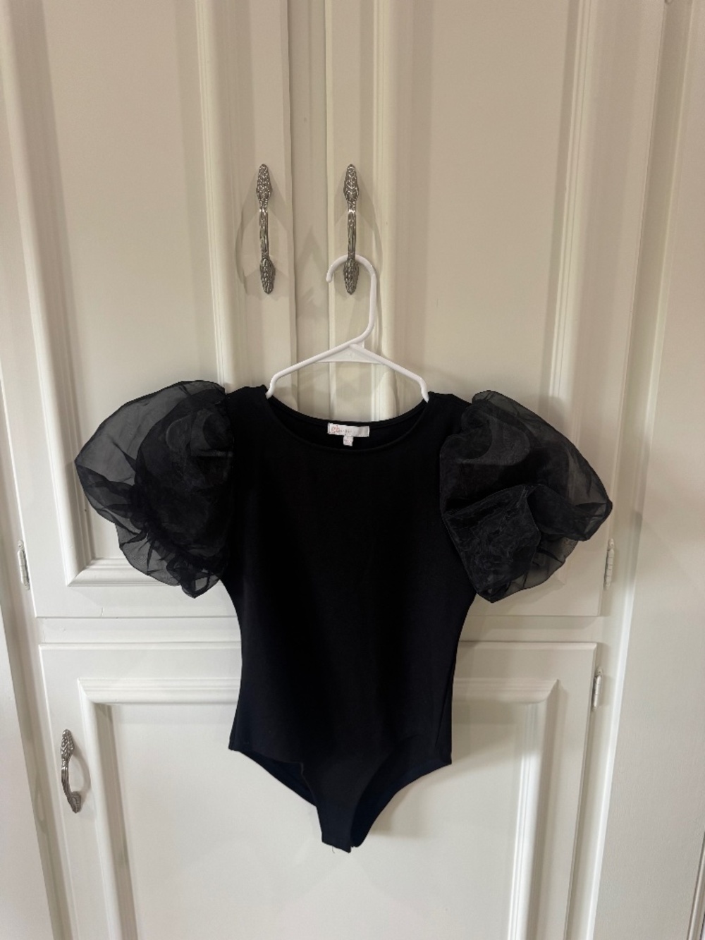GB Girls black bodysuit